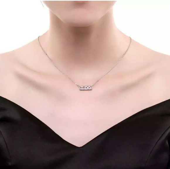 "I DO" Necklace Pendant Charm - Picture 3 of 8